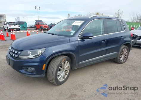 2014 Volkswagen Tiguan Se из США, поврежденный, VIN WVGBV3AX1EW507206
